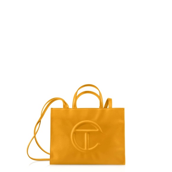 👜 Telfar MEDIUM Shopping Bag - Mustard 👜 - Picture 3 of 6
